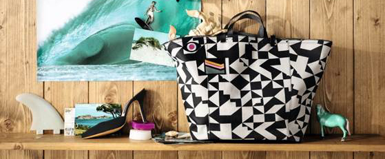 把時尚的幾何印花揹上身