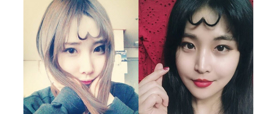 韓國女孩最愛的瀏海就是「愛心瀏海」！