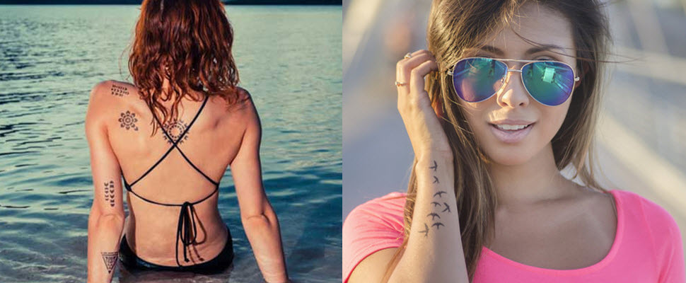 沒勇氣刺青的你,不妨試試超迷你刺青貼紙 沒勇氣刺青的你,不妨試試超迷你刺青貼紙