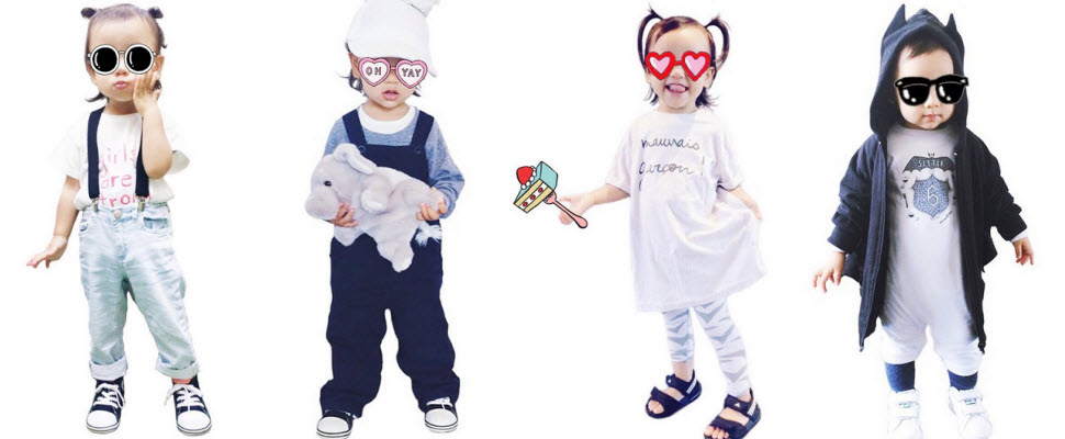 走在潮流尖端的2歲潮BABY，激起你的穿衣靈感