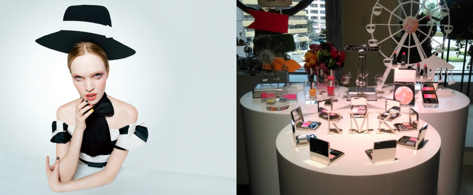 春天就是要很繽紛，女孩們在臉上大膽玩色吧～