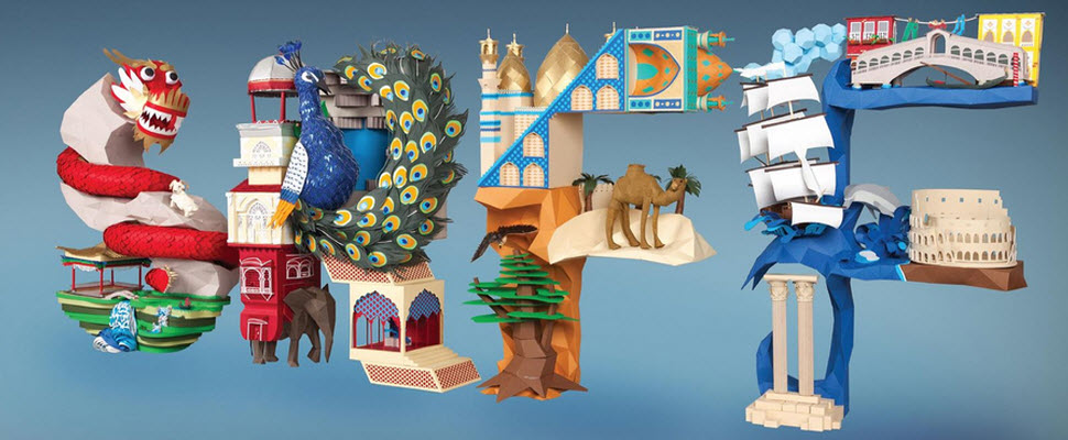 環遊世界不用等,紙雕藝術帶你探索各地風情 環遊世界不用等,紙雕藝術帶你探索各地風情