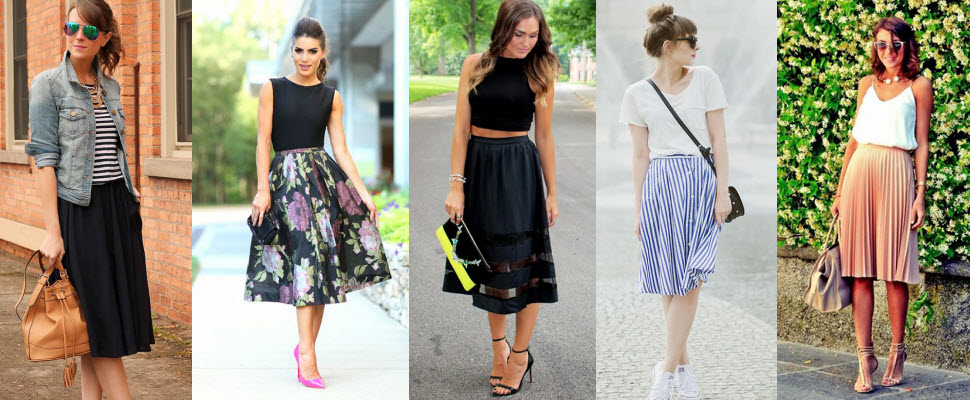 救星～胖胖腿女孩穿上中長裙，馬上變得高挑纖細！