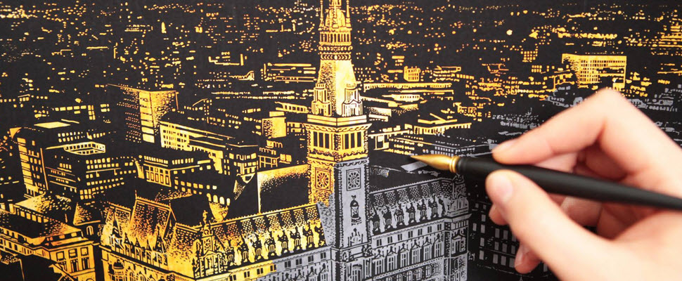 另一本超受歡迎的療癒書,想看夜景自己動手刮 另一本超受歡迎的療癒書,想看夜景自己動手刮