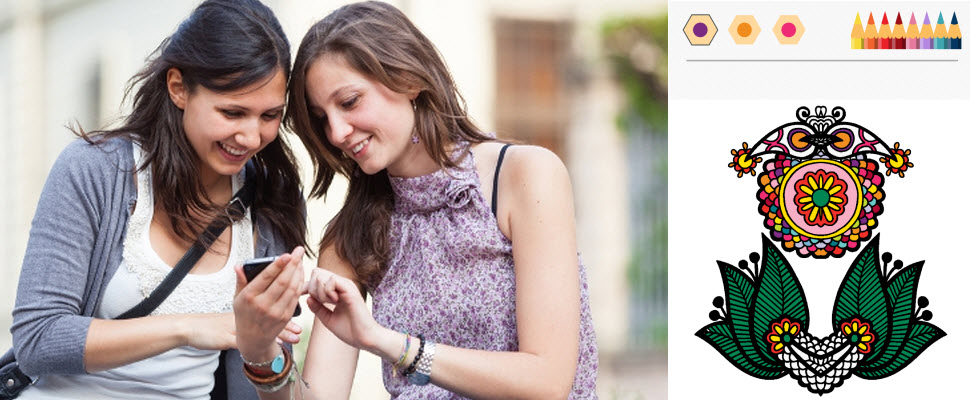 療癒著色本正夯，不想花錢買就到Colorfy盡情填色