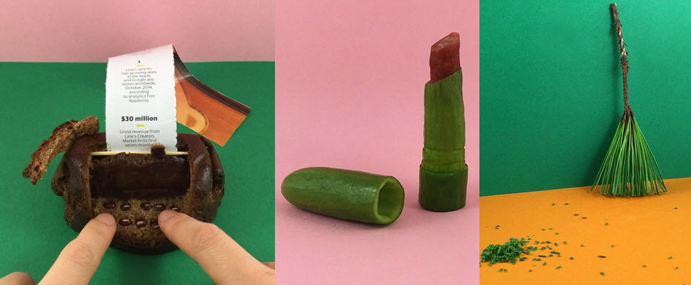 這些食物你捨得吃嗎?有趣的食物藝術讓你大開眼見 這些食物你捨得吃嗎?有趣的食物藝術讓你大開眼見