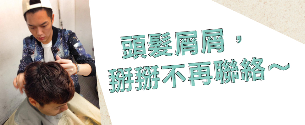 頭髮屑屑，掰掰不再聯絡～