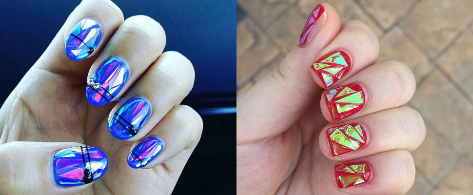 女人有時候就是要「虛華」一下，超閃亮玻璃指彩報到囉～