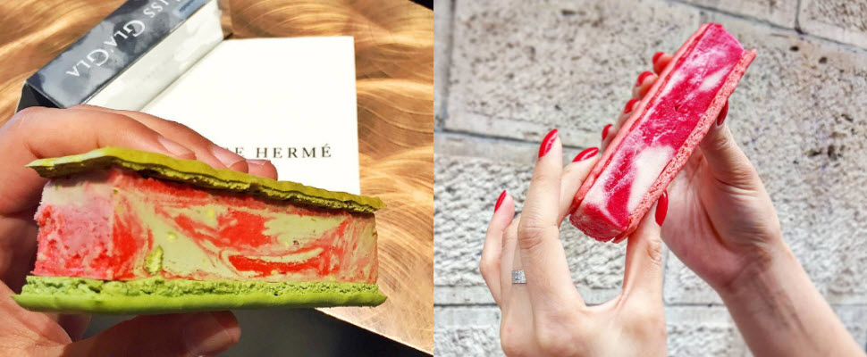 這輩子一定要吃到！馬卡龍x冰淇淋女孩的心要融化了～