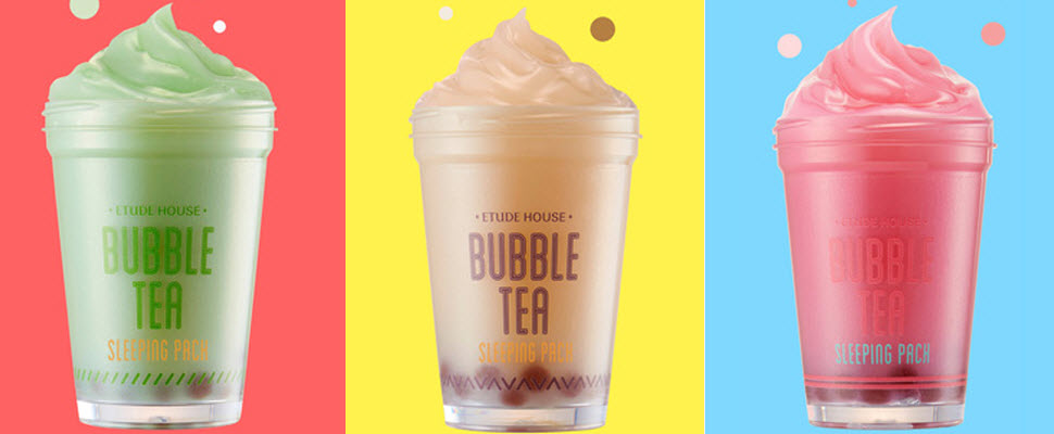 別急著喝！這款珍珠奶茶是拿來敷臉的～