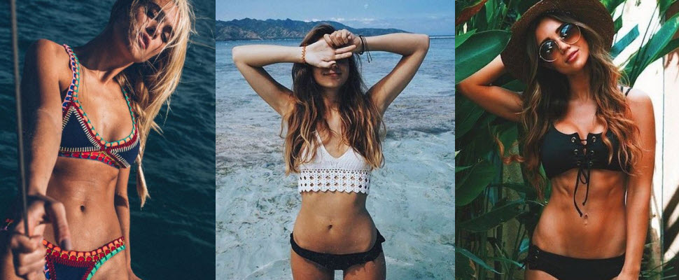 夏天就是要穿比基尼!用人體彩繪回顧100年來泳裝變化~ 夏天就是要穿比基尼!用人體彩繪回顧100年來泳裝變化~