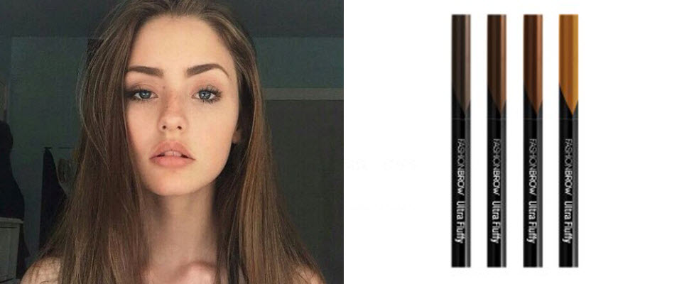 一不小心就變成蠟筆小新？！柔霧眉粉教你變自然！