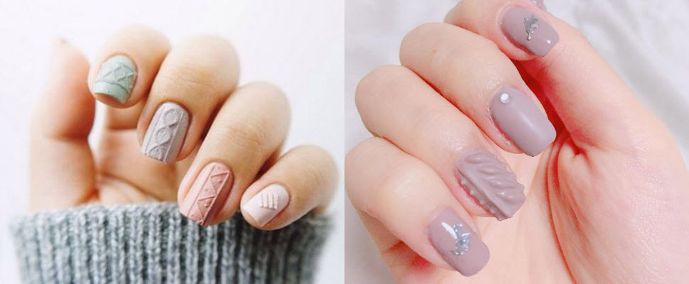 天氣變涼大家紛紛穿上毛衣，是不是也該幫指甲穿上暖暖的毛衣呢？