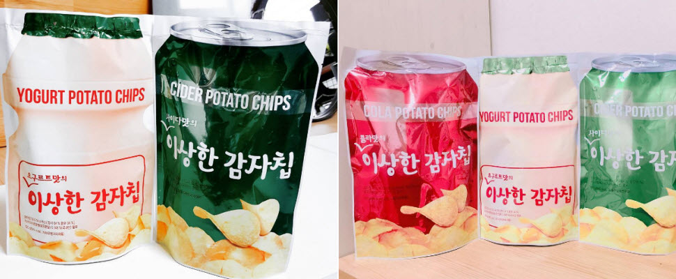韓國零食真的太多變啦～養樂多薯片到底會是什麼味道呢？
