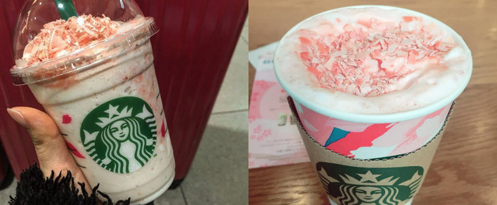 太犯規啦～日本星巴克竟然推出限定版櫻花草莓星冰樂
