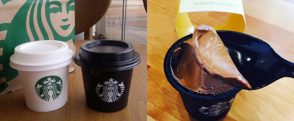 韓國星巴克變迷你,裡頭不裝咖啡變布丁~ 韓國星巴克變迷你,裡頭不裝咖啡變布丁~