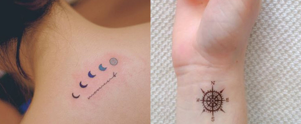 只有一年時效，女孩大膽刺上自己喜愛的圖騰吧！