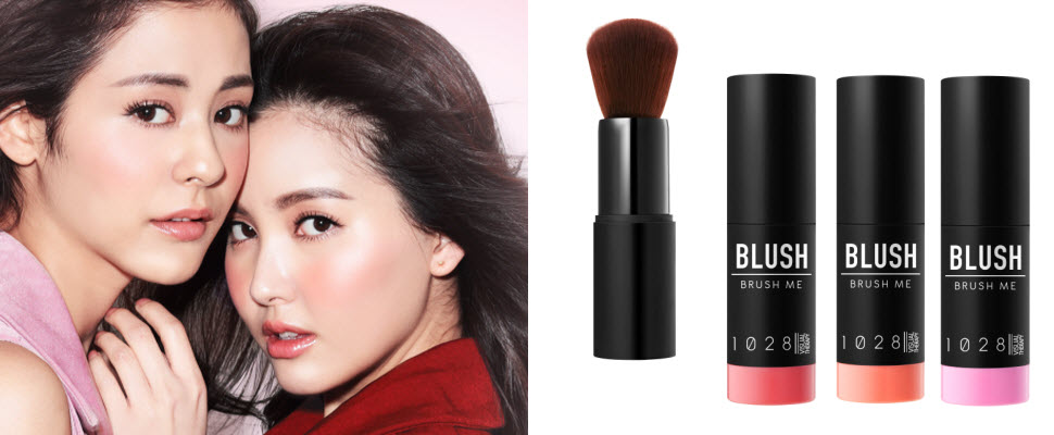 腮紅結合腮紅刷，給妳初戀般的好氣色！
