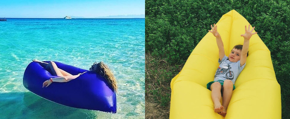 出門玩耍不怕弄髒衣服，歐美正夯空氣懶人椅，讓你帶著走！