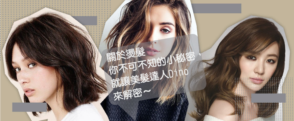 關於燙髮你不可不知的小秘密，就讓美髮達人Dino來解密～｜燙髮知識文