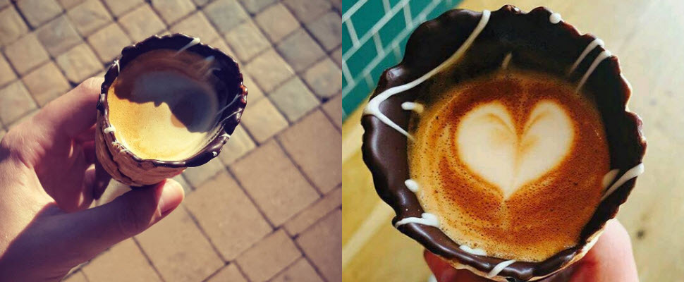 甜筒不裝冰淇淋裝咖啡！甜筒咖啡讓部落客瘋狂