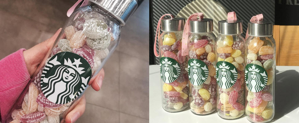韓國星巴克又推新品，超夢幻糖果征服所有女孩的心～