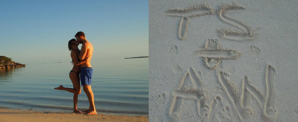 歡慶交往一周年，小天后泰勒絲甜蜜放閃❤