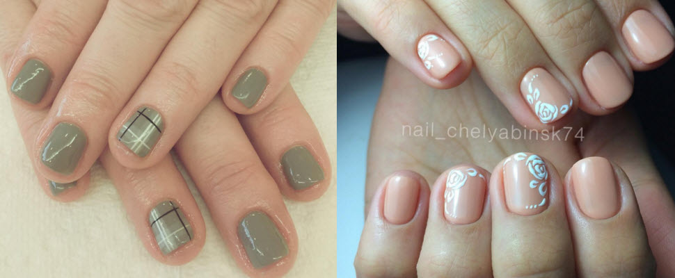 短指甲也是可以穿上華麗的衣裳喔! 短指甲也是可以穿上華麗的衣裳喔!