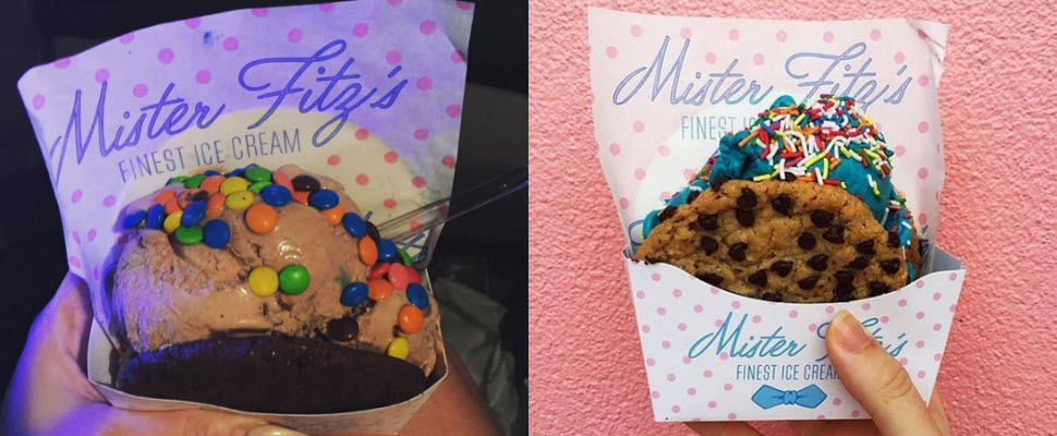 光吃冰淇淋怎麼會過癮呢？當然要加上豐富配料與餅乾囉～