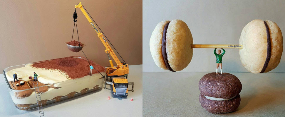 義大利糕點師傅的小創意，讓糕點不只好吃又好看喔！