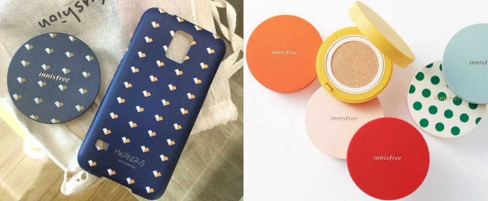 innisfree不只推出氣墊粉盒讓你自己配，現在連手機殼也可以配一組！