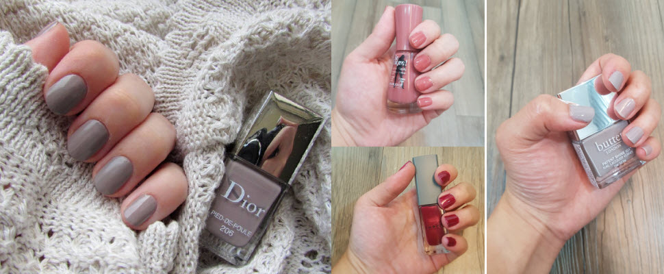 還在煩惱要換什麼顏色指甲油嗎？秋冬流行色小編全部幫你試！
