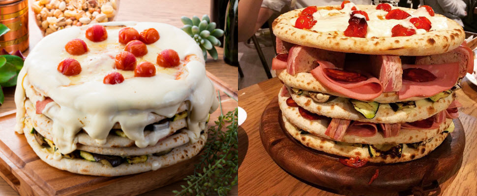 這個PIZZA太邪惡了！濃郁起司加上超有誠意的餡料，不胖才怪～