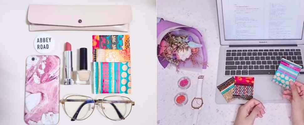 讓女孩再也不尷尬的美麗包裝，隨身的必備小物時尚升級，快點來看看是什麼吧！