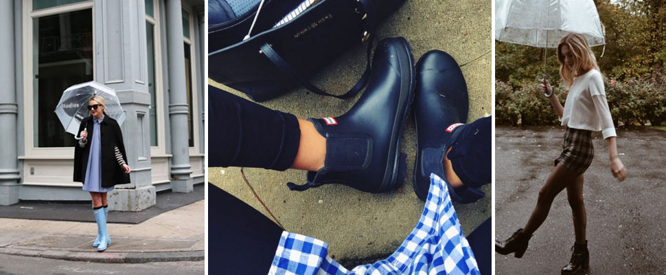 下雨不憂鬱，穿上雨鞋讓你走在路上依然時尚又有型