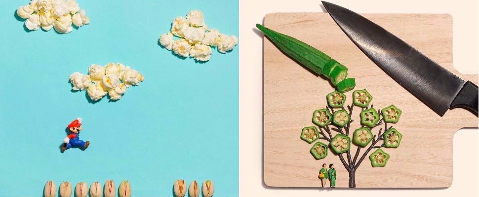 原來這些都可以吃？用食物做出的奇幻夢境你看了一定不相信！