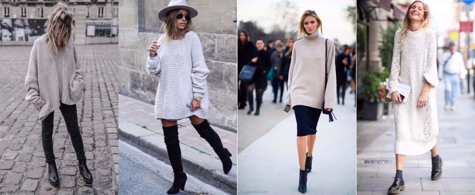 初秋遮肉顯瘦還能很優雅～全靠這一件Oversize針織衫