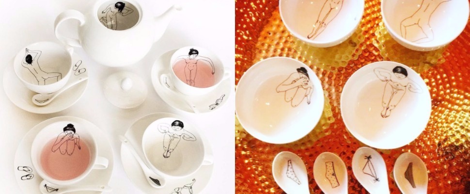 唉呦～好害羞的下午茶，裸女茶具組讓午茶時光春色無邊