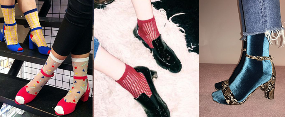 黑網襪先收起來，「短襪穿搭」才是本季潮妹要追的重點！