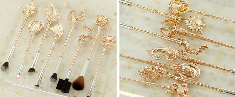 用來化妝也太浮誇！「冰與火之歌」的家族浮雕刷具駕到～｜刷具推薦