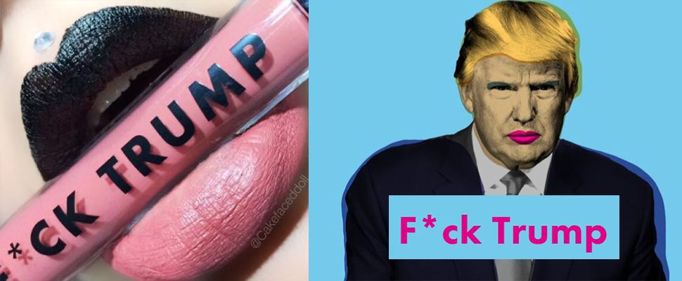 川普有多顧人怨？「Fu*k川普」公益唇彩一天賣破500支