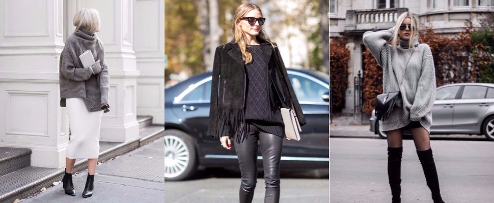 天冷只想穿暖呼呼的毛衣，一周七天怎麼穿出不同造型？