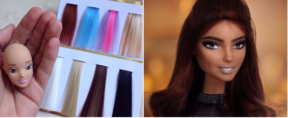 來看看神人怎麼玩芭比娃娃～彩妝服裝外加染燙剪全都包！