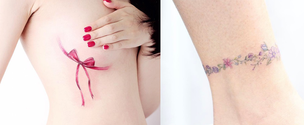 一看就愛上的超唯美刺青，香港刺青師傅打造屬於女孩的美麗印記！