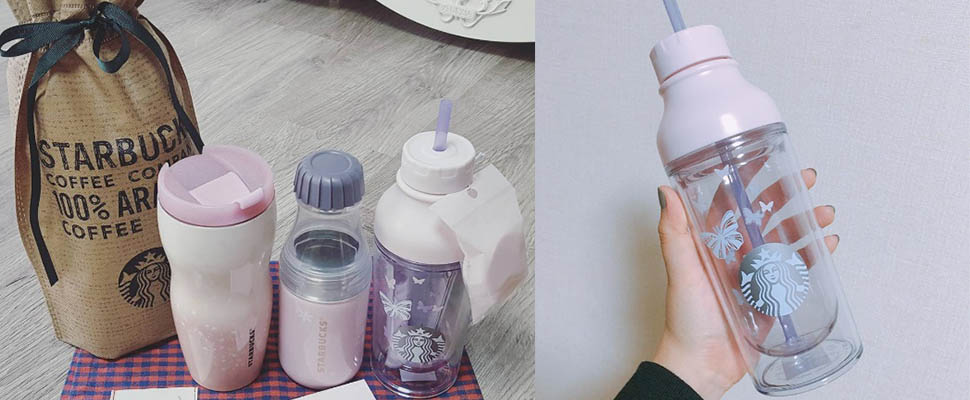 韓國星巴克真很懂女孩心，浪漫蝴蝶系列讓星巴克迷要失控囉～