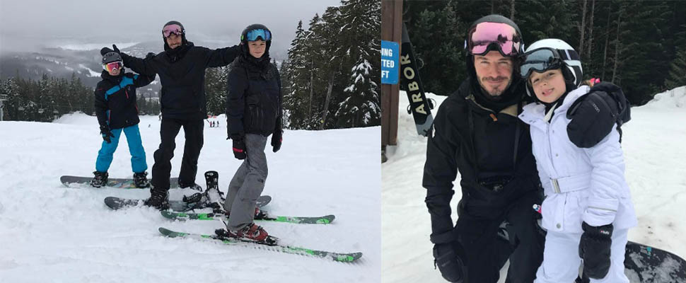 超甜蜜～貝克漢一家人度假去，5歲小七獻出自己的第一次！