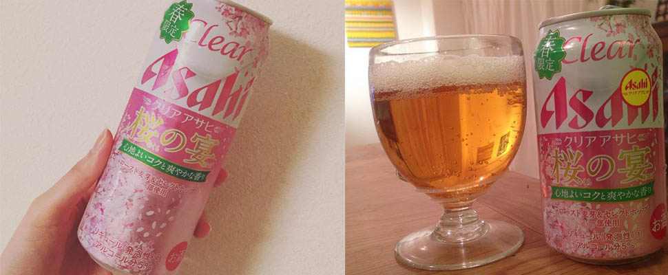 專為女孩設計的粉嫩櫻花啤酒，春天賞櫻來一瓶超對味！