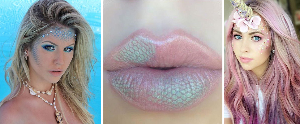 PO照收讚收到手軟,國外網紅瘋畫<美人魚妝> PO照收讚收到手軟,國外網紅瘋畫<美人魚妝>