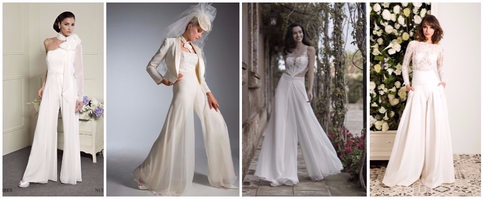 白紗裙太無聊，姐就想穿條長褲結婚去