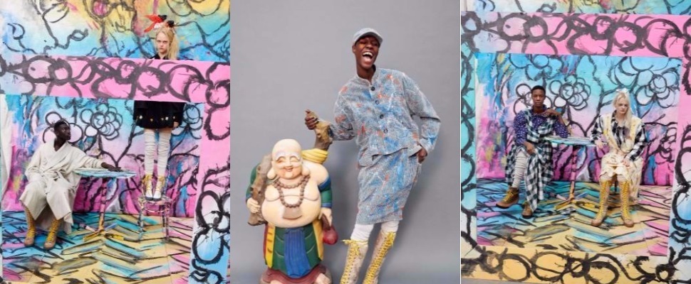 妳沒看錯～龐克教母2017秋冬廣告形象，有彌勒佛亂入